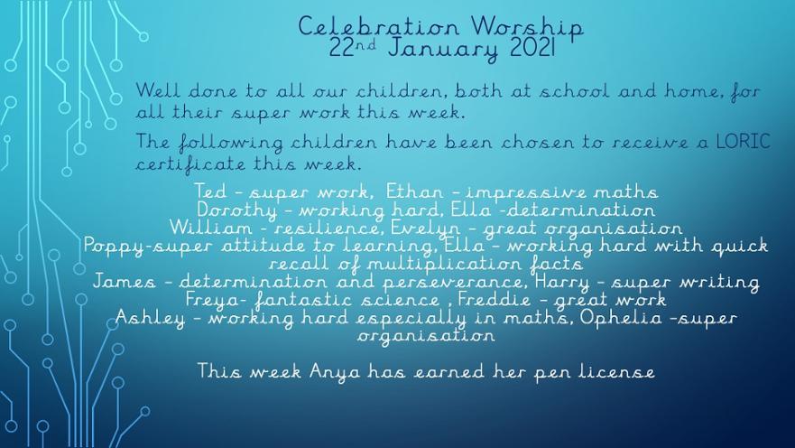celebration worhip 220121 