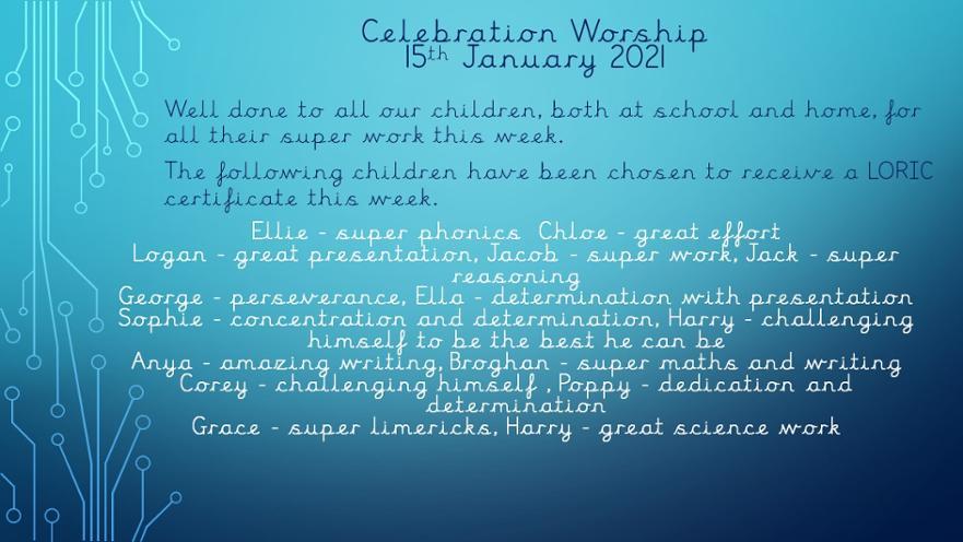 celebration worhip 150121 