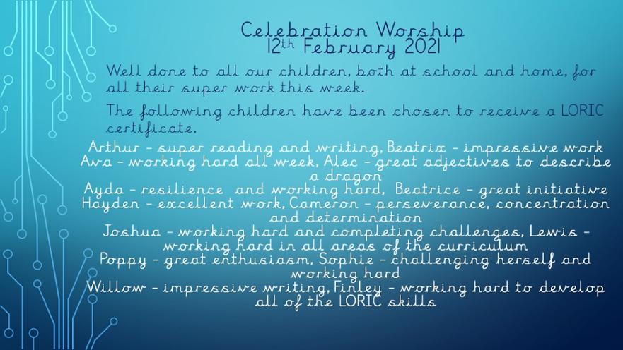 Celebration Worship - 12th Feb 2021 